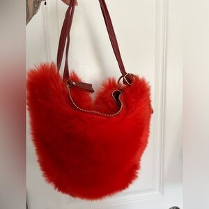 Free People Fuzzy Convertible Bag
